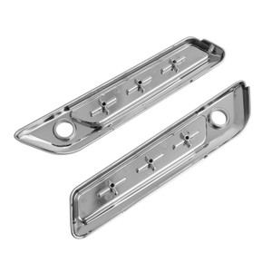 Saddlebag Latch Reflective Cover Chrome_Gray For Touring Road Glide King 14-23