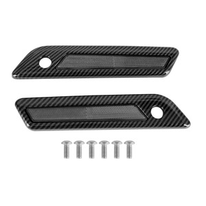 Saddlebag Latch Reflective Cover Carbon_Gray For Touring Road Glide King 14-23