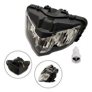 Front Headlight Grille Headlamp Led Protector Smoke For Yamaha Y15Zr V2 19-21