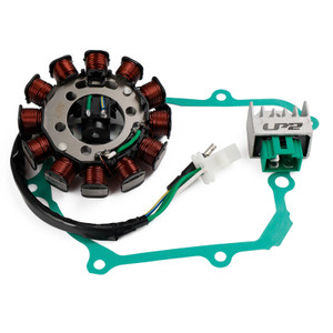 Magneto Stator + Voltage Rectifier + Gasket For Honda CRF 110 F CRF110F 13-2018