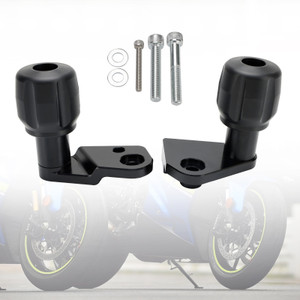 Aluminum Frame Crash Sliders Protection Black Fit For Suzuki Gsx-R 1000 R 17-21