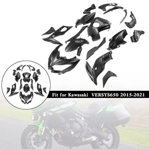 Injection ABS Plastic Bodywork Fairing Fit for Kawasaki VERSYS650 2015-2021 11#