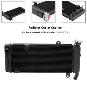 Aluminum Radiator Cooling Engine Cooler For Kawasaki VERSYS 650 2015-2022