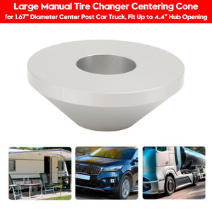 Large Manual Tire Changer Centering Cone for 1.67" Diameter Center Post Car
