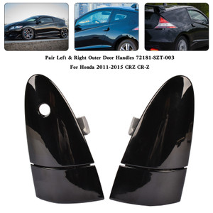 Pair Left & Right Outer Door Handles 72181-SZT-003 For Honda 2011-2015 CRZ CR-Z