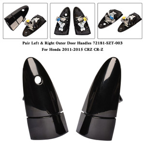 Pair Left & Right Outer Door Handles 72181-SZT-003 For Honda 2011-2015 CRZ CR-Z