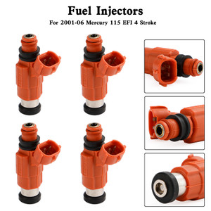 4PCS 880887T1 Fuel Injectors For Mercury 115 EFI 4 Stroke 2001-2006