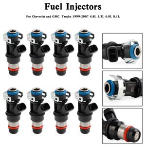 8PCS 25348180 Fuel Injectors 881693002 RA087006 For Chevy MerCruiser Volvo Penta