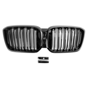 Gloss Black Front Kidney Grill Grille Fit BMW X3 X4 G01 G02 2022 2023