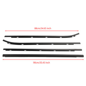 4pcs Outside Door Weatherstrip Belt 822102L000 For Hyundai i30 2008-2011