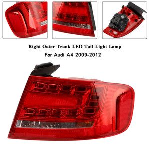 Right Outer Trunk LED Tail Light Lamp For Audi A4 2009-2012