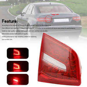 Left Inner Trunk LED Tail Light Lamp For AUDI A6 C6 Sedan 2009-2011