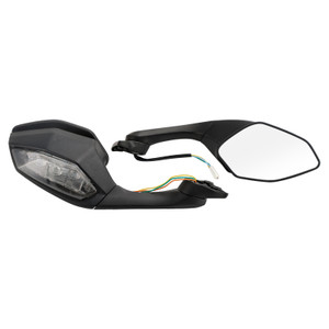 Rear View Mirror with Turn Signals For Yamaha YZF R1 2015-2023 YZF R6 2017-2023