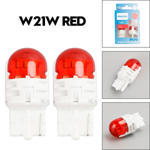 For Philips 11065RU60X2 Ultinon Pro6000 LED-RED W21W intense Red 75lm