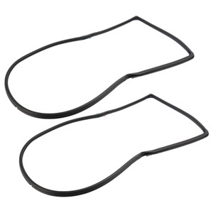 2pcs Front Door Weatherstrip Gasket Seal For Jeep Wrangle JK 2007-2017