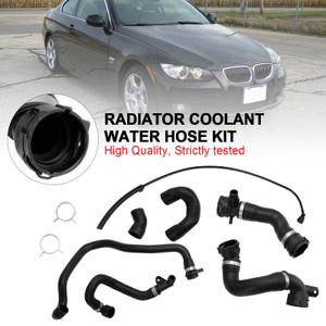 Radiator Coolant Water Hose Pipe Kit (7 Hoses) For BMW E90 128i 328i 2007-2011