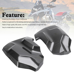 Side Frame Fairing Cowl Guards Radiator Cover For BMW R1250GS ADV 2018-2023 Carbon