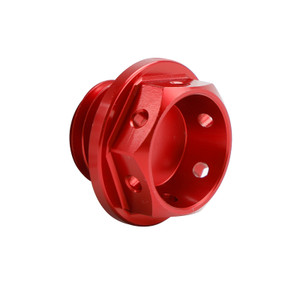 Billet Oil Filler Cap Red M20x2.5 For Honda Grom 125 14-22 Monkey Z 125 18-22