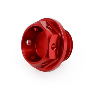 Billet Oil Filler Cap Red M20x2.5 For Honda Grom 125 14-22 Monkey Z 125 18-22