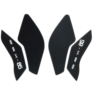 Side Tank Traction Grip Knee Pads Black For Suzuki GSX8S GSX-8S (2023-Current)
