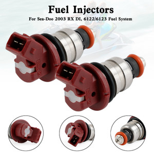 2PCS 275500460 Fuel Injectors Fit for Seadoo GTX/RX/LRV/XP/3D 2000-2007