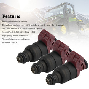 3PCS 5WY2404A Fuel Injector MIA11720 For Chery QQ 0.8 John Deere 825i Gator 3
