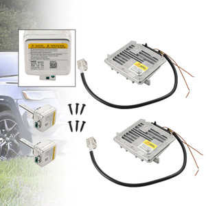 2x Headlight Ballast & D3S Bulb Wire Control Unit For Grand Cherokee 2014-2020