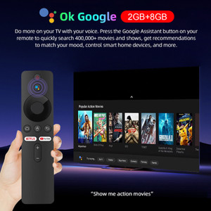 G96 TV Stick Android13.0 2GB 8GB Dual-Band 4K Player Bluetooth Voice TV BOX