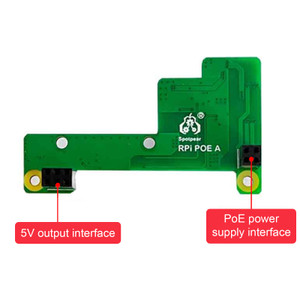 Raspberry Pi POE Expansion Board Module Supports Raspberry Pi 3B+/4B with Fan
