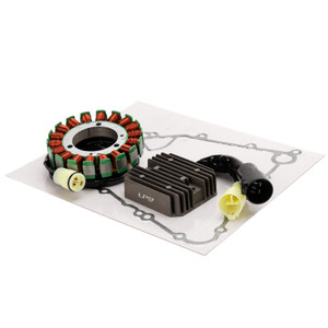 Ignition Stator + Rectifier + Gasket For Kawasaki Brute Force 650 KVF 650 02-14