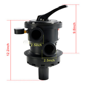 SP0714T Vari-Flo Control 1-1/2" FIP Top Mount Multiport Valve For Hayward Generic