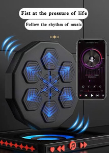 Wall Mount Boxing Training Target Bluetooth Music Indoor React Exercise Machine Christmas Gift Generic
