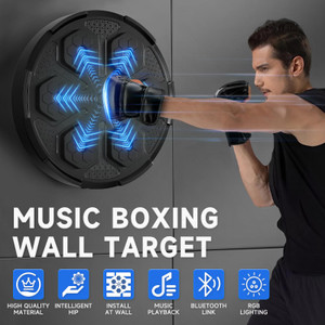 Wall Mount Boxing Training Target Bluetooth Music Indoor React Exercise Machine Christmas Gift Generic