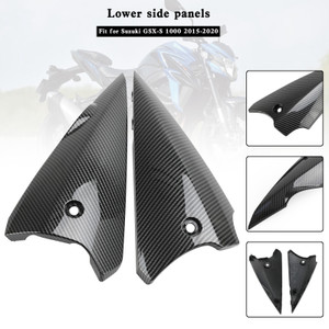 Upper Belly Pan Panels lower side Fairing For Suzuki GSX-S 1000 2015-2020 Carbon