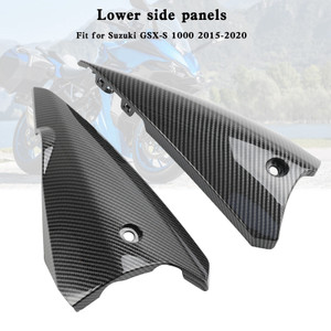 Upper Belly Pan Panels lower side Fairing For Suzuki GSX-S 1000 2015-2020 Carbon