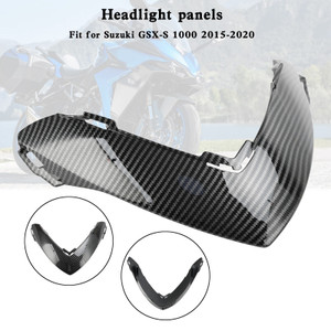 Carbon Front Nose Headlight panels Fairing For Suzuki GSX-S 1000 2015-2020