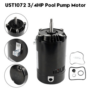 UST1072 Round Flange Pool Pump Motor 3/4HP 115/230V Swimming Pool Pump Motor Generic