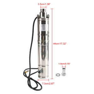3" 48V 750W MPPT Screw Solar Bore Pump Submersible Deep Well Hole Steel

3" 48V 750W Deep Well Solar Submersible Bore Hole Water Pump Head 140M