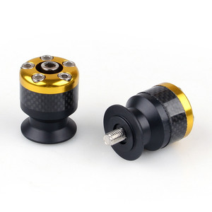 Spools 6MM Carbon Fiber Swingarm Sliders Yamaha, Gold
