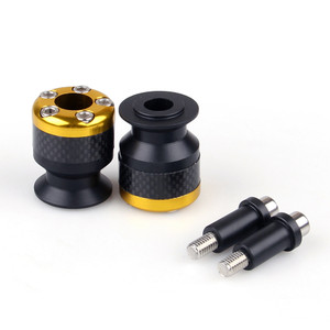 Spools 6MM Carbon Fiber Swingarm Sliders Yamaha, Gold