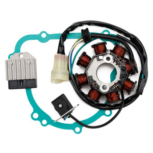 Generator Stator Regulator & Gasket For Kawasaki Wind 125 BR 125 BR125-B2 2005