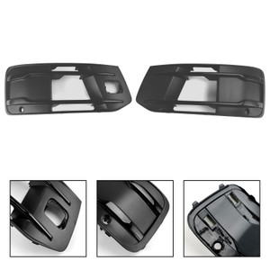 Front Bumper Cover Fog Light Bezel Insert Grill Grille Fit Audi Q7 2016-2019