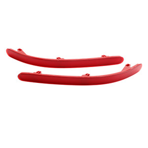 L+R Pair Rear Bumper Reflector W/ Red Lens No Light For VW Touareg 7L 2002-2010