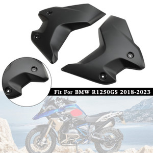 Side Frame Fairing Cowl Guards Radiator Cover For BMW R1250GS 2018-2023 Black