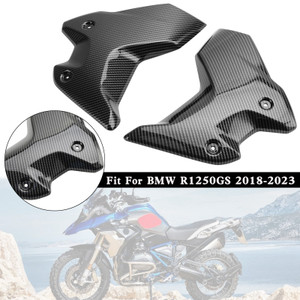Side Frame Fairing Cowl Guards Radiator Cover For BMW R1250GS 2018-2023 Carbon