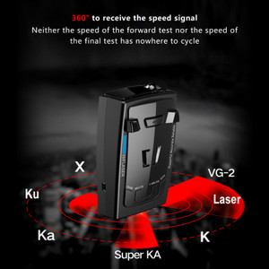 RAD2000 360??Laser Electronic Dog Car Mobile Speed Radar Speed Measuring Detector