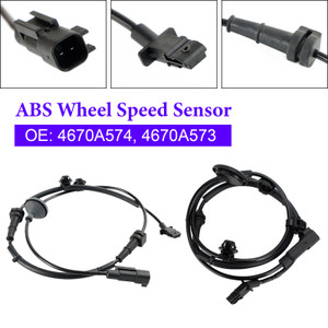 2Pcs Rear Left & Right ABS Speed Sensor For Mitsubishi Outlander III 2010-On Generic
