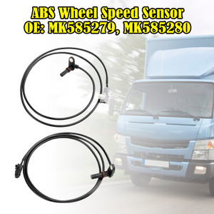 2Pcs Rear Left & Right ABS Wheel Speed Sensor For Mitsubishi Fuso Canter 3.0