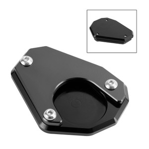 Motorcycle Kickstand Enlarge Plate Pad fit for Husqvarna norden 901 2022-2023 Black
