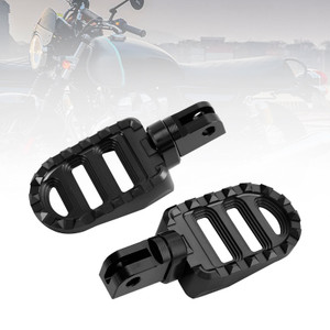 Front Footrests Foot Peg fit for INTERCEPTOR 650 CONTINENTAL 650 2019-2023 Black